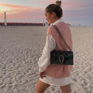 Zara Jewel Button Knit Vest